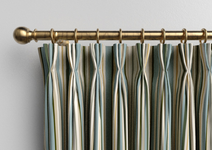 The British Stripe Co. Elizabeth, Chilterns No.1 - Made to Measure Curtains - Image 11